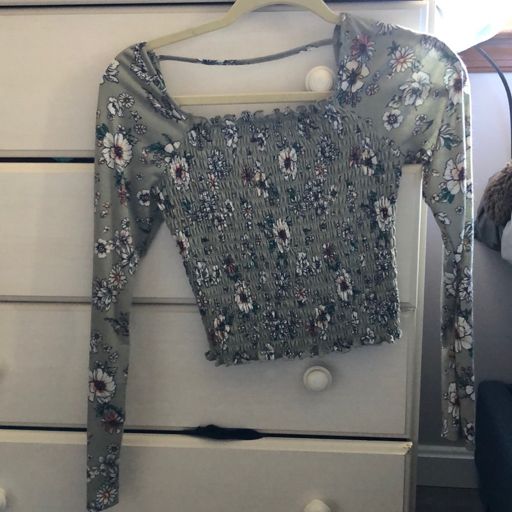 Crop top long sleeve